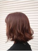 外ハネボブ×ピンクブラウン