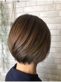 ショート/ショートボブ/くびれショート/丸みショート