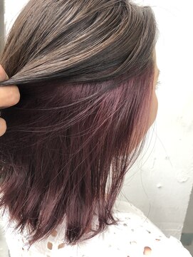 ノラ シンディ(NORA CYNDY) ダークピンクパープルインナーカラー☆