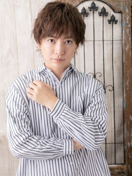 グルーミングサロン バーバー キャッスル 北浦和西口(Grooming salon Barber Castle) ランダムパーマでセクシー★かき上げヘアH