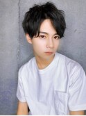 20代30代☆ツーブロックの波スパイラルマッシュ