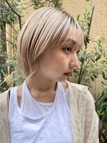 ロンドルーチェ 心斎橋(Lond luce)&nbsp;ダークアッシュ/ミディアムレイヤーカット［髪質改善/縮毛矯正］