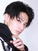 リップス 表参道店(LIPPS)&nbsp;黒髪センターパート【前下がりマッシュ】