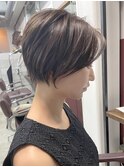 大人可愛い30代40代前下がりショートボブ【Ruufus恵比寿渋谷】