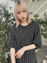 ローウェ 愛知豊橋(Louwe)&nbsp;髪質改善トリートメント透明感ベージュカラーボブヘアセット豊橋