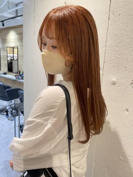 エイト 福岡天神店(EIGHT fukuoka) オレンジブラウンカラー