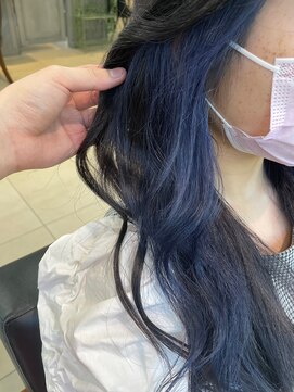 フォルテ 中田店 インナーカラーブルー