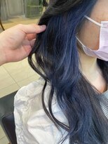 フォルテ 中田店 インナーカラーブルー