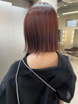 フラッグ ヘアー 天神西通り店(Flag HAIR) ボブ　コンパクトボブ　ミニボブ