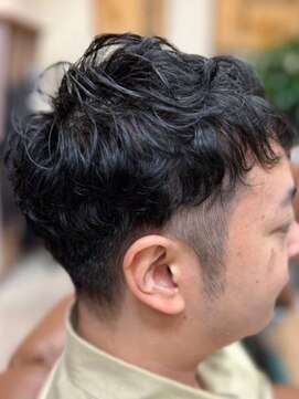 アポロカットステージ 相模大野店 アップバング/ツーブロックマッシュ<理容室>[メンズ/相模大野]