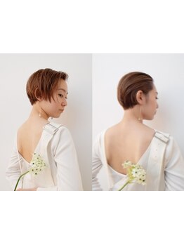 【谷町四丁目駅5分】シザーだけで創るショートヘア.ショートボブが好評!デザイン性の高いカットが得意です!