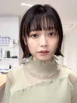 ニュアージュ 表参道 南青山(Nuage’) 美髪【Nuage'表参道南青山】切りっぱなしボブ大人可愛い姫カット