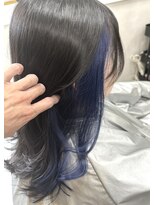 エモ(emo)&nbsp;ネイビーブルーイヤリング☆