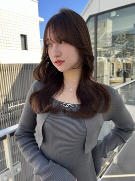 レーヴバイロンド 仙台(Reve by Lond) 仙台髪質改善前髪縮毛矯正レイヤーカットフェミニンロング着物