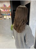 大人可愛いグレージュカラー
