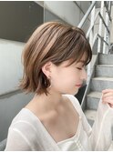 2025春人気！大人可愛いボブ♪ シナモンベージュカラー