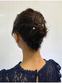 結婚式参列ヘアセット