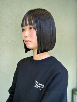 ボンド 三軒茶屋(Bond) パツっとボブ × サンコールストレート