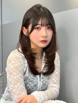 ノク(nok) ミニウルフチェリーブラウンホワイトグレージュ