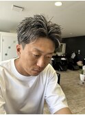 ホワイトメッシュスパイキーショート