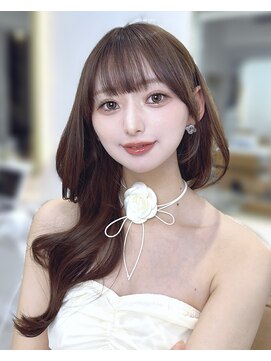レイリー 原宿 表参道(Rayreee) 愛されゆる巻きロング×ぱっつんシースルーバング10代20代30代