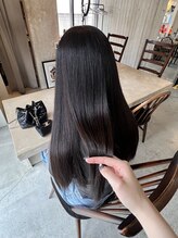 エフィールベルタ(afeel belta) うる艶ストレートレイヤーカットストレートロング