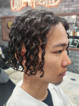 フォーコーナーズカットショップスリーセント 栄(FourCornersCutShop 3/cent) ハードスパイラルパーマ/ワイザーパーマ/ツイストスパイラル