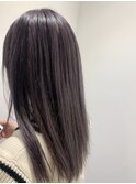 ダブルカラー，ダークグレー，モードヘア【草加】