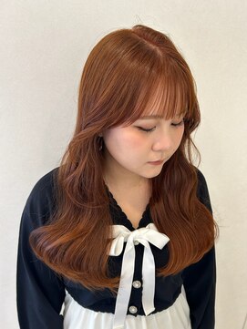 ミラ(MIRA) オレンジブラウン／オレンジベージュ/ブリーチ無しカラー