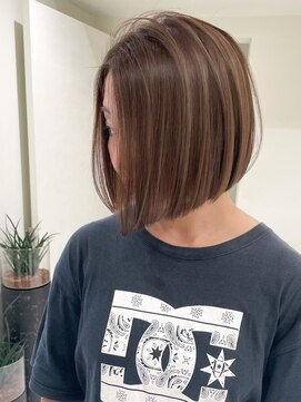 セイントローレン バイ ジルブラン(St.Lauren by JIL BLAN) ハイライトバレイヤージュダブルカラーショートカット