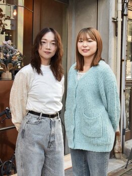 経験豊富な女性スタイリストが在籍。