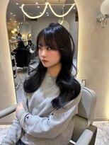 ジーナ 天神(Zina)&nbsp;ブルーブラック×レイヤーカット