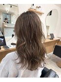 ブリーチなしダブルカラー　【透明感カラー/京都ヘアカラー】