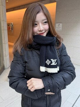 アロ 大阪梅田(alo) 【momoa】ナチュラルブラウン《ブリーチ/ブラウン》