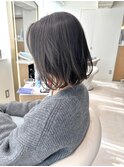 ダークアッシュレイヤーボブトリートメント本厚木20代~50代