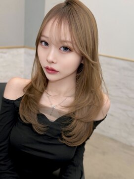 クム(kumu) 【kumu】似合わせレイヤー /グレージュ/ アイドル前髪/栄/名古屋