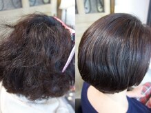タンジェリン ヘアースタジオ(TANGERINE HAIR STUDIO)の雰囲気（柔らかく整うウィービングストレートで、ダメージ軽減&艶感UP◎）