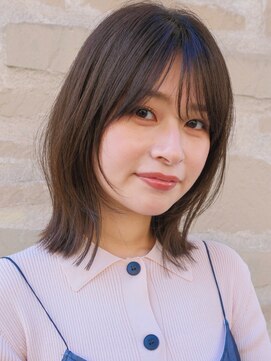 ガーデン 銀座(GARDEN) 顔まわりレイヤーボブ/似合わせカット/ベージュ/小顔/20代30代