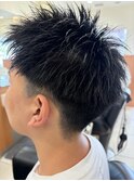 夏仕様！爽やかツーブロックショート