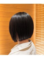 オーガニックエコ 川越(organic+eco)&nbsp;夏◎切りっぱなしボブ/ブリーチなしカラー/艶髪小顔