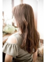 オハナ(ohana) 【ohana/表参道】ベージュカラーのワイドバングくせ毛風ロング