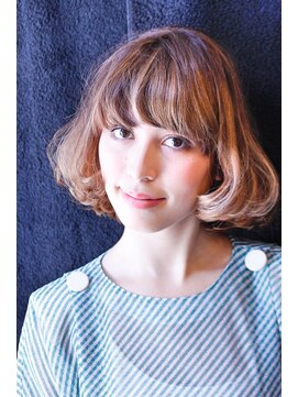 ブーケ(BOUQUET) 大人可愛い・大人ボブ・ナチュラルボブ・ボブ・厚め前髪・内巻き