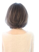 ３０代４０代大人可愛いワンカールボブ　お手入れ簡単
