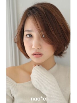 ナオシ 田原台店(nao c) 【生駒/田原台nao*c】丸みシルエットの柔らか大人ショートヘア
