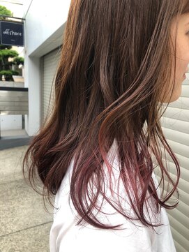 ロイジー(roijir) 【roijir 表参道】インナーカラー☆ブラウン×ラベンダー