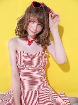 ラックスビーハカタ 福岡博多バスターミナル店(LUXBE HAKATA) 外国人風カラー☆ミディアム