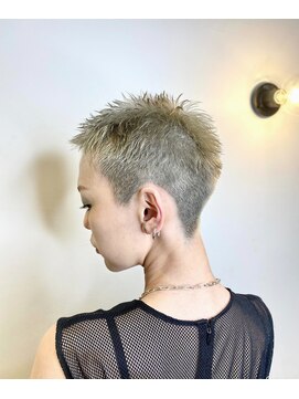 ケシキ大名(keshiki) ハイトーンブリーチベリーショート/keshiki大名ISSEI