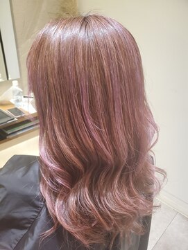 シェル 国分寺(shell) ハイライト★ピンクベース★ミディアム