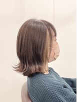 サウンドヘアデザイン(sound hair design) ハニーベージュのインナーカラー☆