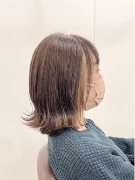 サウンドヘアデザイン(sound hair design) ハニーベージュのインナーカラー☆